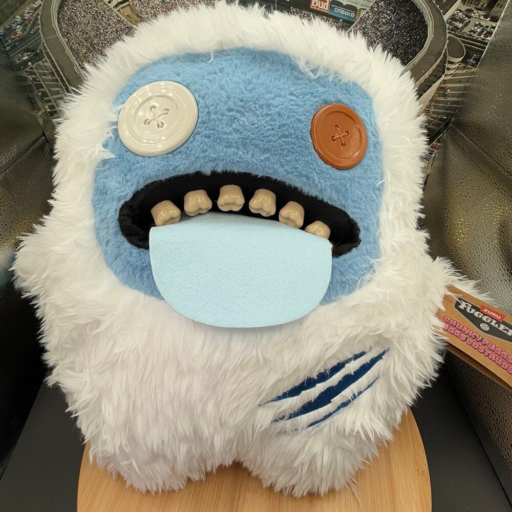 Zuru Fuggler Chunky Bigg Fuggs Snow Monster Yeti 15 in Jumbo Plush Toy NEW